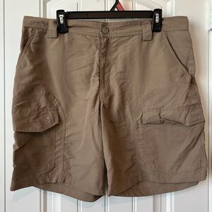 Reel Legends Tan Cargo Shorts Outdoor Casual